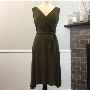 100% silk wrap dress